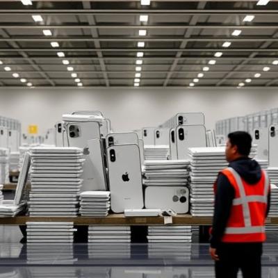 Apple envía 600 toneladas de iPhones desde India para evitar aranceles de Trump