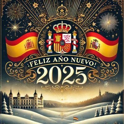 ¡Feliz Año Nuevo 2025 les desea el Registro Central de Deudas de España!